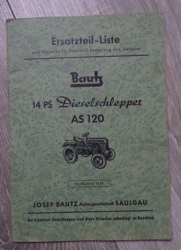 Bautz dieselschlepper as120 - bautz,