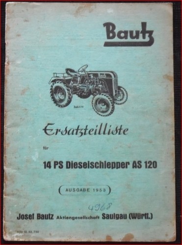 Bautz dieselschlepper 120 - dieselschlepper,