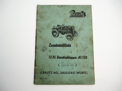 Bautz as120 dieselschlepper - bautz,
