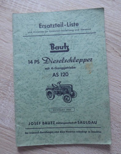 Bautz dieselschlepper as120 - dieselschlepper,