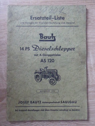 Bautz dieselschlepper as120 - bautz,